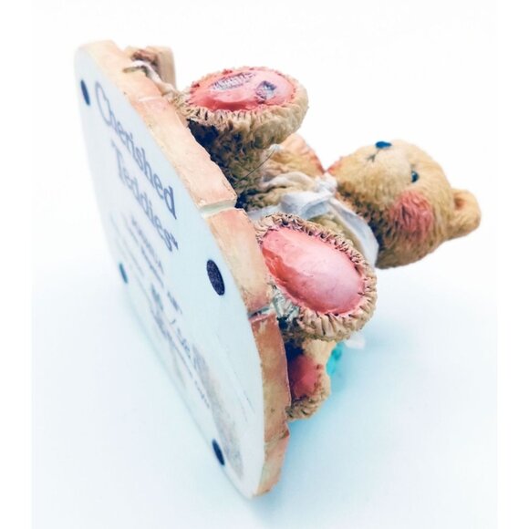 Joshua Love Repairs All Cherished Teddies Vintage 1991 950556 2.25 Inch Figure - Picture 13 of 15